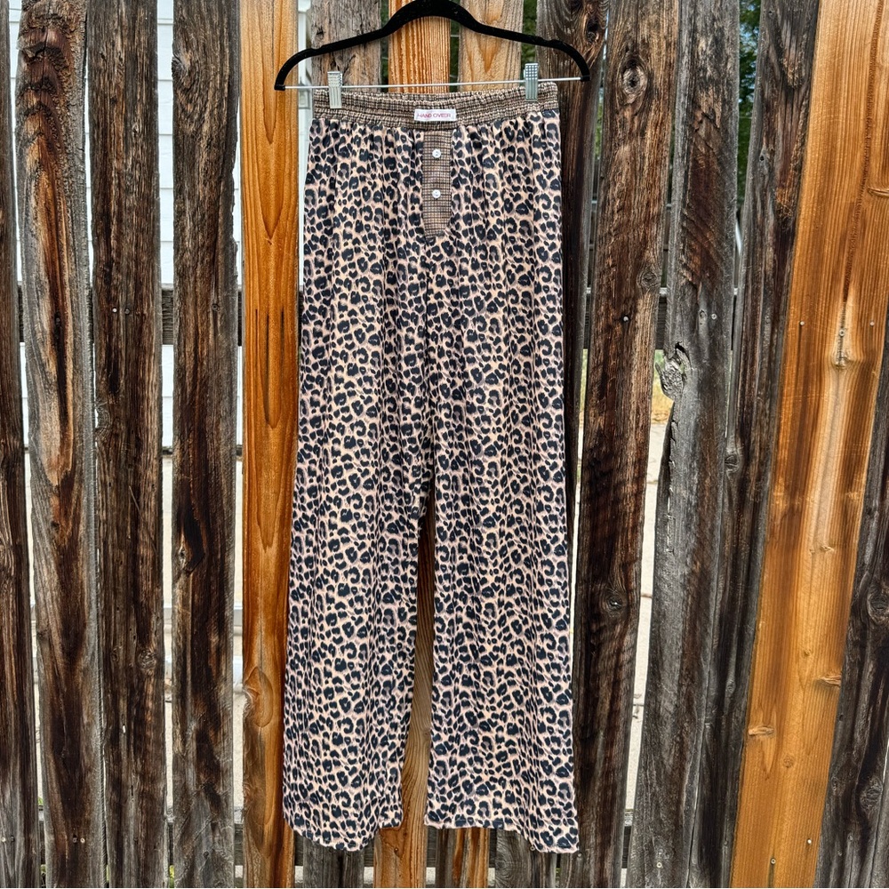 HAND OVER ex boyfriend leopard pants